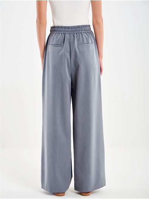 Pantalone con Coulisse e Laccio VICOLO | TF0374/GRIGIO